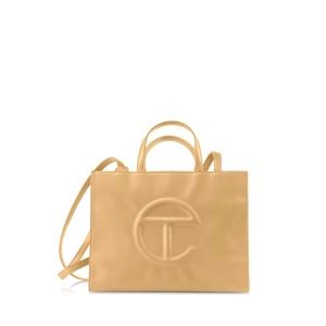 (SOLD) Authentic Medium Cream Telfar Bag.
